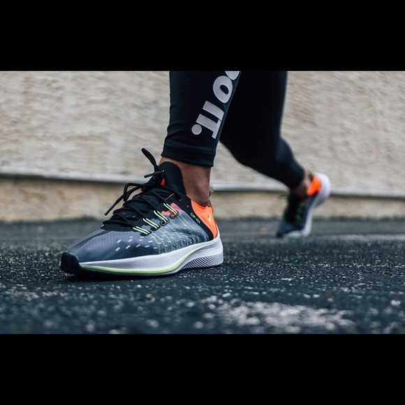 Nike EXP X-14 (GS) Black/Volt/ Total Crimson Sz 7Y - Picture 2 of 14